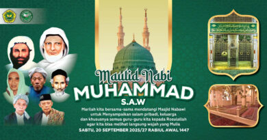 Alhamdulillah Maulid Nabi Muhammad S.A.W berjalan Sukses dan Barokah