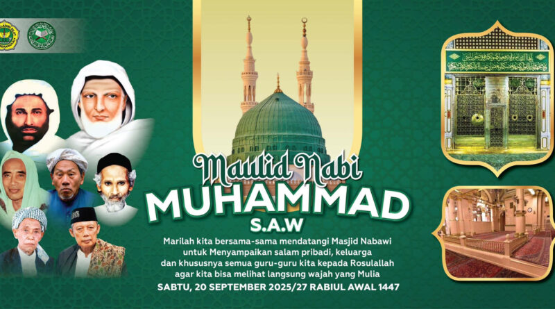 Alhamdulillah Maulid Nabi Muhammad S.A.W berjalan Sukses dan Barokah